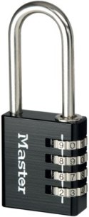 Kłódka z szyfrem długa Master Lock 7640EURDBLKLH