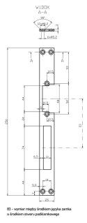 Płaskownik długi HARTTE OK-P4, 3mm, STC, otwarty