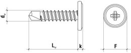 WRĘT PODKŁADOWY SAMOWIERCĄCY WSPC-42025 4,5x25mm OCYNK 500szt. KARTON