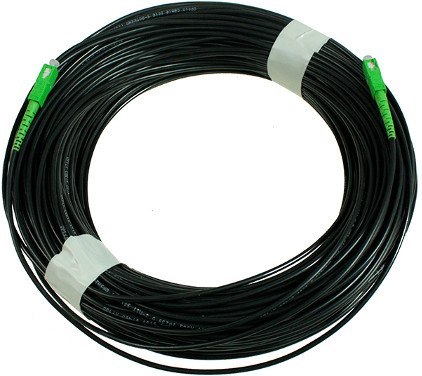 PATCHCORD ŚWIATŁOWODOWY SM 120M SIMPLEX 9/125 SC/APC-SC/APC zewn