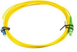 PATCHCORD ŚWIATŁOWODOWY SM 2M SIMPLEX 9/125, SC/APC-LC/UPC 3.0MM