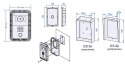 PANEL ZEW. COMMAX Z KAM. DRC-4FC