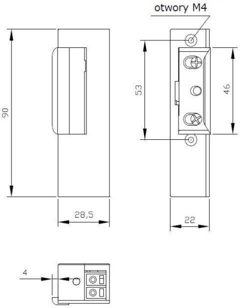 ZACZEP ELEKTRA R3 Z PAM. Z BLOK. PRAWY; 2193