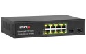 PX-S10-P8G-U2F-TP150HI - switch gigabitowy PoE 8-port + 2 SFP