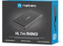 Zewnętrzna obudowa dysku Natec Rhino SATA 2.5cala USB 2.0 Slim czarny