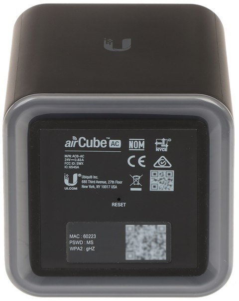 PUNKT DOSTĘPOWY +ROUTER ACB-AC Wi-Fi 5, 5 GHz, 2.4 GHz, 867 Mbps + 300 Mbps UBIQUITI