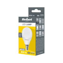 Lampa Leds Rebel G45, 8W, E14 4000K, 230V