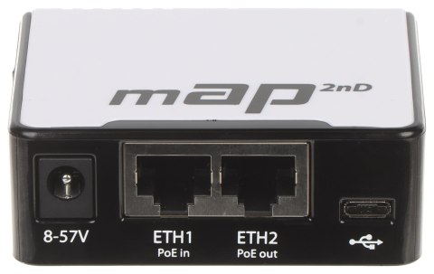 PUNKT DOSTĘPOWY MAP-2ND mAP, 2.4 GHz 300 Mb/s MIKROTIK