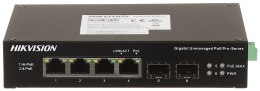 SWITCH POE DS-3T0506HP-E/HS 4-PORTOWY SFP Hikvision