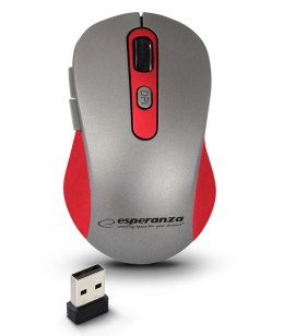 ESPERANZA MYSZ BEZPRZ. 2.4GHZ 6D OPT. USB ADARA CZERWONA