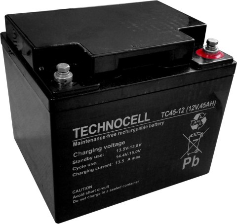 Akumulator AGM TECHNOCELL serii TC 12V 45Ah