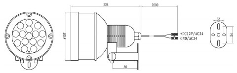 ZEWNĘTRZNY REFLEKTOR PODCZERWIENI LIR-IB88 IR LAB