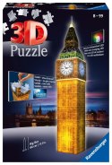 Ravensburger Puzzle 3D Budynki nocą: Big Ben 216 elementów 12588