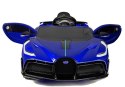 Auto na Akumulator Bugatti Divo Niebieski Lakier