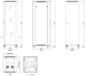 SZAFA RACK STOJĄCA EPRADO-R19-27U/600FW