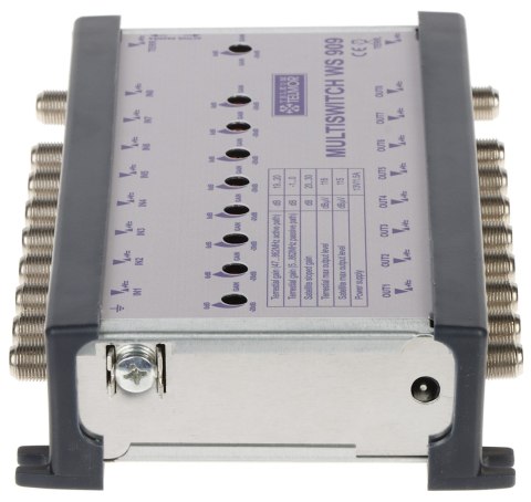 WZMACNIACZ MAGISTRALI MULTISWITCHOWEJ WS-909 9 WEJŚĆ / 9 WYJŚĆ TELMOR