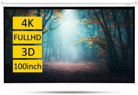 EKRAN PROJEKCYJNY 16:9 OVERMAX OV-SEMI-AUTOMATIC SCREEN 100"
