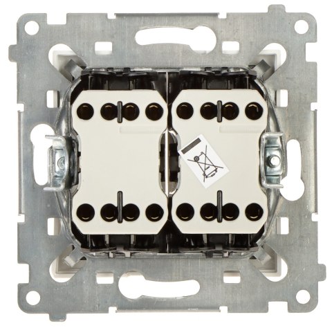 ŁĄCZNIK KRZYŻOWY PODWÓJNY DW7/2.01/X/11-SIMON54 250 V 10 A