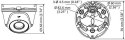 Kamera 4w1 Hilook by Hikvision kopułka 2MP TVICAM-T2M 2.8mm