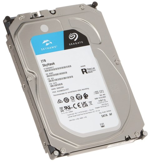 DYSK DO REJESTRATORA HDD-ST2000VX017 2TB 24/7 SkyHawk SEAGATE