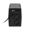 Zasilacz awaryjny komputerowy UPS REBEL model Nanopower Plus 1000 ( offline, 1000VA / 600W , 230 V , 50Hz , LCD , USB , RJ45 )