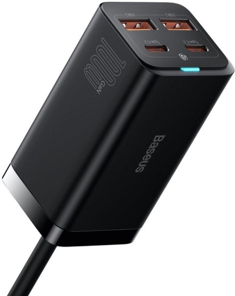 ŁADOWARKA SIECIOWA Baseus GaN 3 Pro Desktop Charger CCGP000101 100W 2x USB-A 2x USB-C PD 3.0 QC 4.0+
