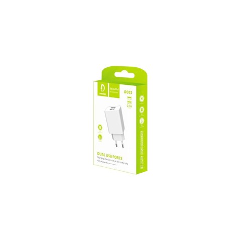 Ładowarka sieciowa dual USB 2100 mA Ładowarka sieciowa dual USB 2100 mA