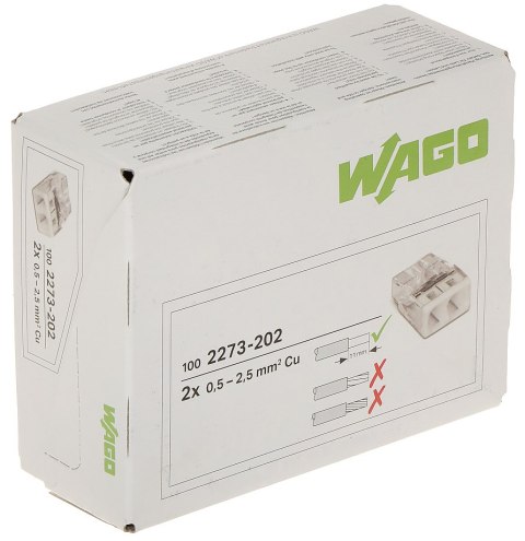 KOSTKA ELEKTRYCZNA WAGO-2273-202*P100