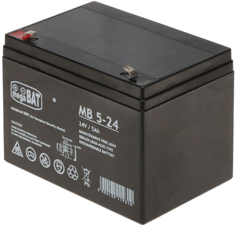 AKUMULATOR 24V/5AH-MB megaBAT