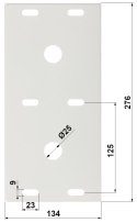 BLACHA MONTAŻOWA BM-130X280/ECO