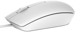 Mysz Dell MS116 Wired Optical Mouse (Biały)